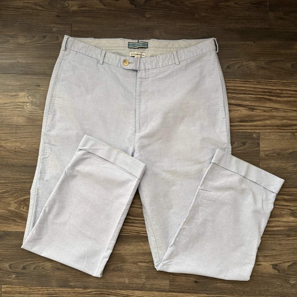 Peter Millar Pima Cotton Flat Front Pants